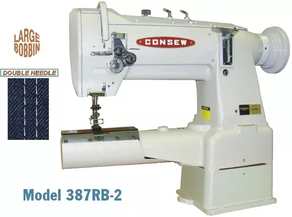 DEVISE WORKS 38kt 2個セット Consew 347R-2A-1 Single Needle Drop Feed Feed-Off-The-Arm