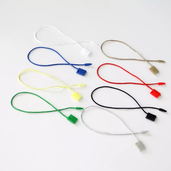 Renashed 1500Pcs 8 Inch Hang Tag String Nylon Snap Lock Pin Loop Fastener Hook Ties For Retail Store Clothes Tags, Price Tags, Luggage Label, Shoes Snap Lock, 15 Colors - View #11