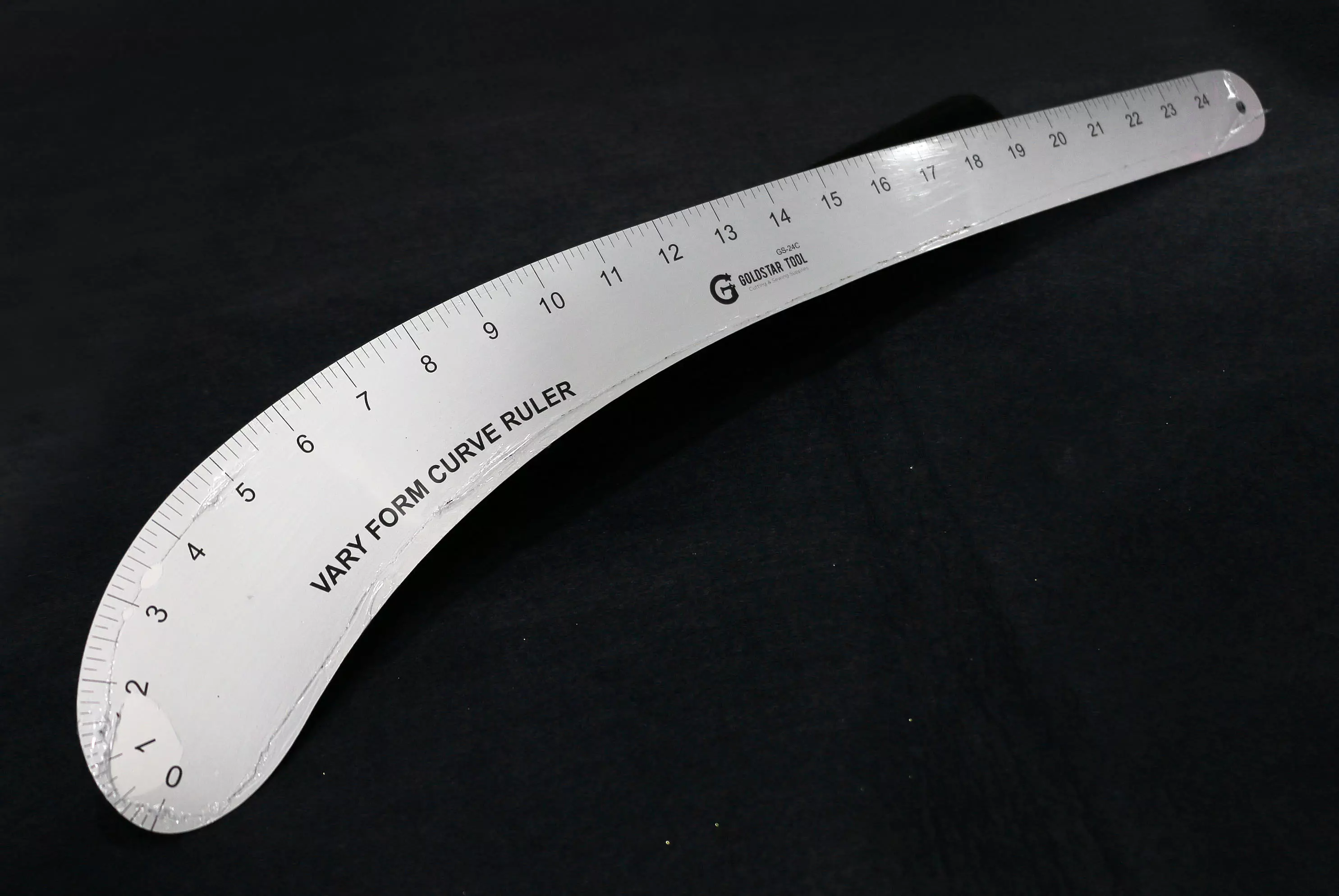 Fairgate Hip Curver Metal Ruler 24