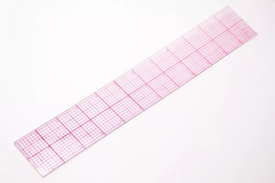 Westcott Beveled Graph Ruler, 2 x 18 inch, Transparent (b-85b)