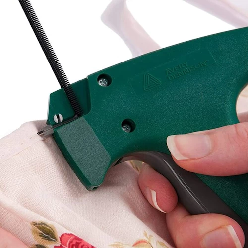 2001 Pieces Micro Tagging Gun for Clothing, Tagging Gun Kit with 1000 Black  and 1000 White Micro Fasteners, Price Tag Gun with Smallest Stitch