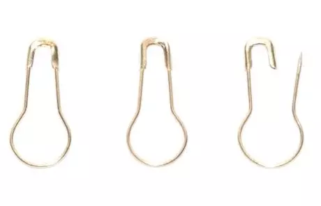 Bulb Gourd Small Thin Iron Safety Pins 