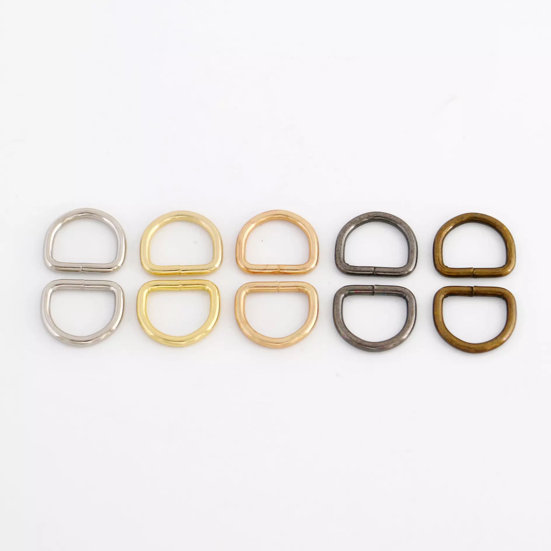 2 Pcs Metal Triangle Shaped Loop Button Decorative Hardware for DIY Bag  Handbag Purse Making Accessories, Rainbow