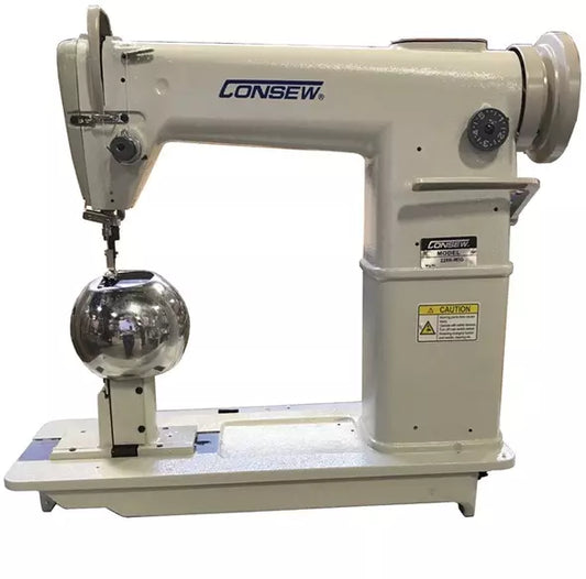 Consew 228R-WIG High Speed, Post Bed, 1 Needle, Drop Feed, Lockstitch Industrial Wig and Hat Sewing Machine