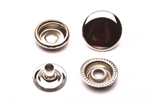 20 Ligne12.5mm (1/2") Ring Snaps 4 Part Durable,heavy duty and sturdy, usa sale