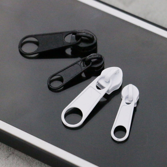 Zipper Slide PULLER,available in silver,black & white & in #3 & #5 sizes.METAL