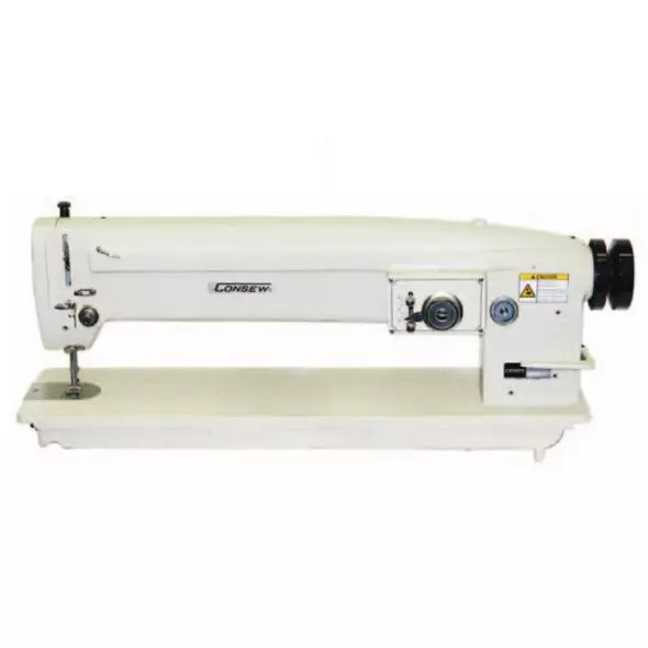 Consew 199RBL-1A-1 Single Needle Drop Feed Zig-Zag Lockstitch Industrial Sewing Machine With Table and Servo Motor