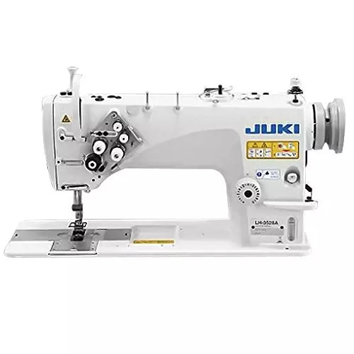 JUKI LH-3528A 2 Needle Semi-Dry Head Lockstitch Industrial Sewing Machine (¼" Standard Gauge) With Table and Servo Motor