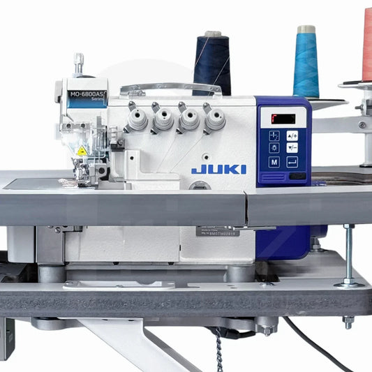 JUKI MO-6814S DD Direct Drive 4-Thread Overlock Industrial Serger With Table and Direct Drive Motor