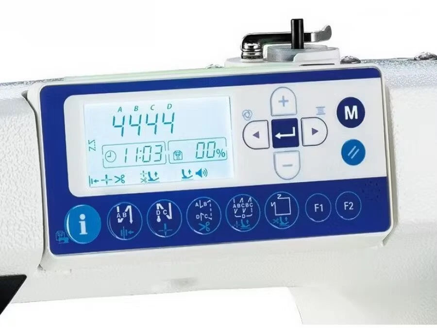 Juki DDL-8000AS-MS Medium Direct-drive, Lockstitch USB Voice Thread Trimmer Direct Drive Industrial Sewing Machine Table