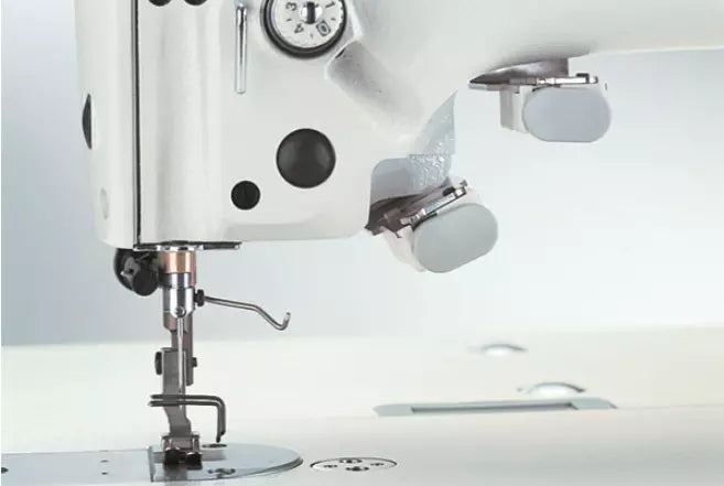 JUKI DLN-9010A-SS High-Speed Needle Feed Lockstitch Industrial Sewing Machine With Table and Servo Motor