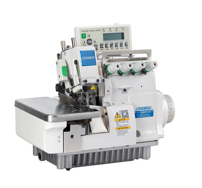 Consew CM794-7-DD 2 Needle 4 Thread High Speed Overlock Industrial Sewing Machine With Table and Servo Motor