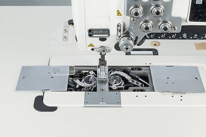 JUKI LU-2810V-7 walking foot machine with an electric under-trimer