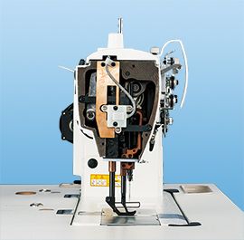 JUKI LU-2810V-7 walking foot machine with an electric under-trimer