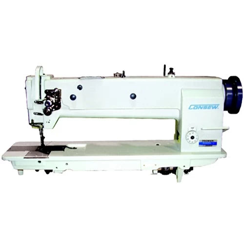 Consew P1255RBLH-18 Long Arm Drop Feed Needle Feed Walking Foot Lockstitch Industrial Sewing Machine With Table and Servo Motor