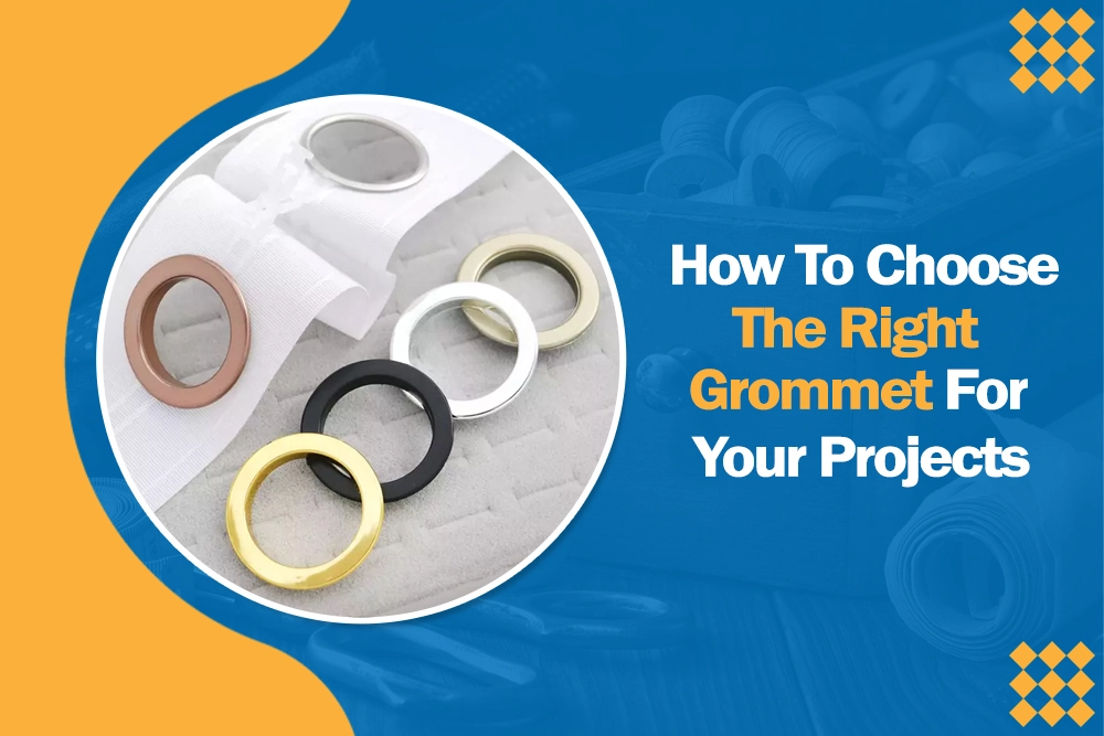 Metal Grommets (Eyelets) : Simple tools and ways to set them on fabric -  SewGuide