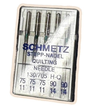 Schmetz Stepp-Nadel Quilting Needle 130/705 H-Q Sewing Machine Needles 10  needle