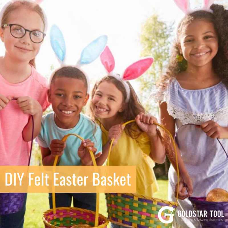 Kids Craft Series: DIY Felt Easter Baskets