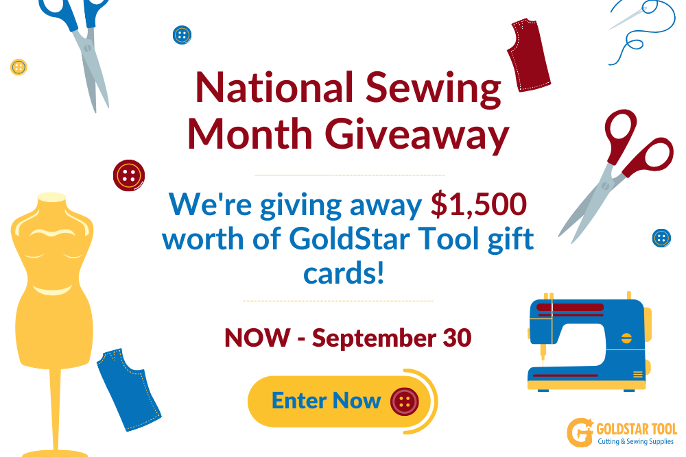 Celebrate National Sewing Month with GoldStar Tool's Mega Giveaway!