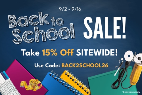 Back to School Savings Are Here at GoldStar Tool