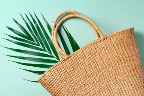 DIY Summer Basket Bag