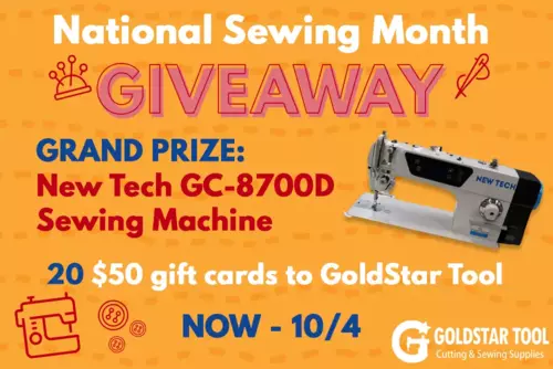 GoldStar Tool's 2022 National Sewing Month Giveaway!