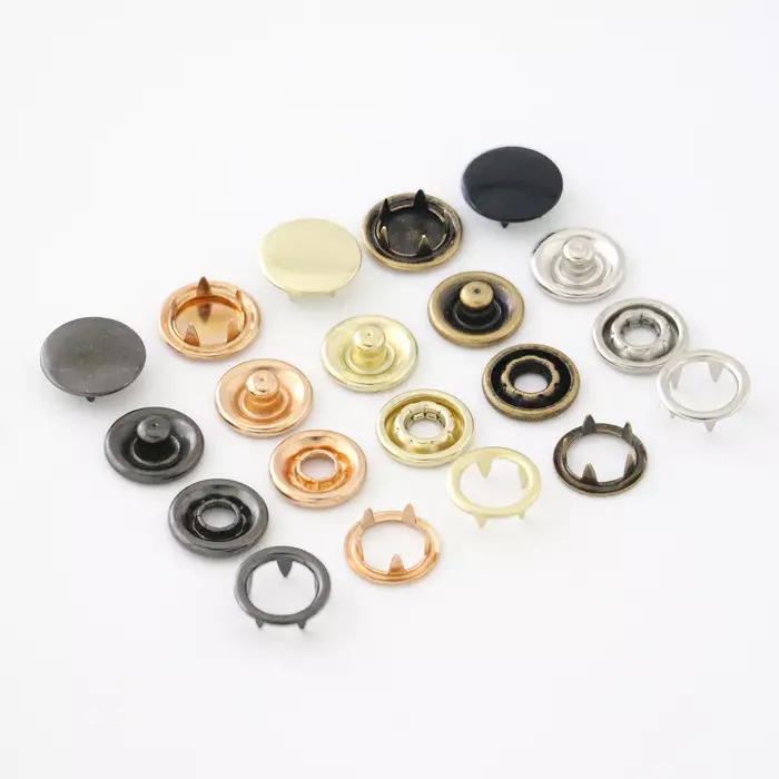 blad Verward gewicht Metal Prong Ring Snaps With Button Cover | GoldStar Tool