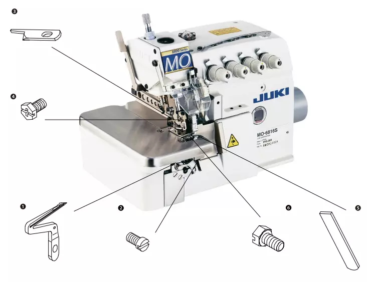 Spare Parts Kit - JUKI MO-6800 (VOL 2) | GoldStar Tool