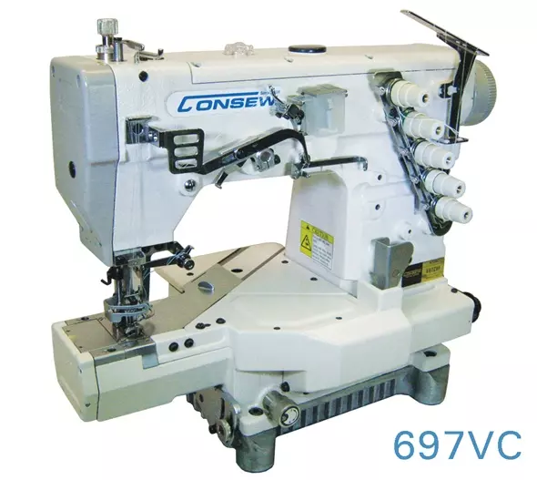 Consew 697VC High Speed Coverstitch Machine With Table and Servo Motor ...