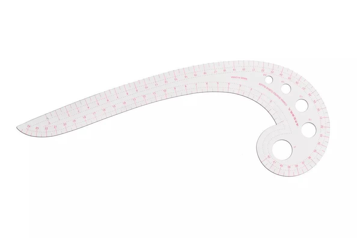 Noah：24-25：Curvest FreeTrickerＸ：142.5cm French Curve, Plastic 24 cm | GoldStar Tool