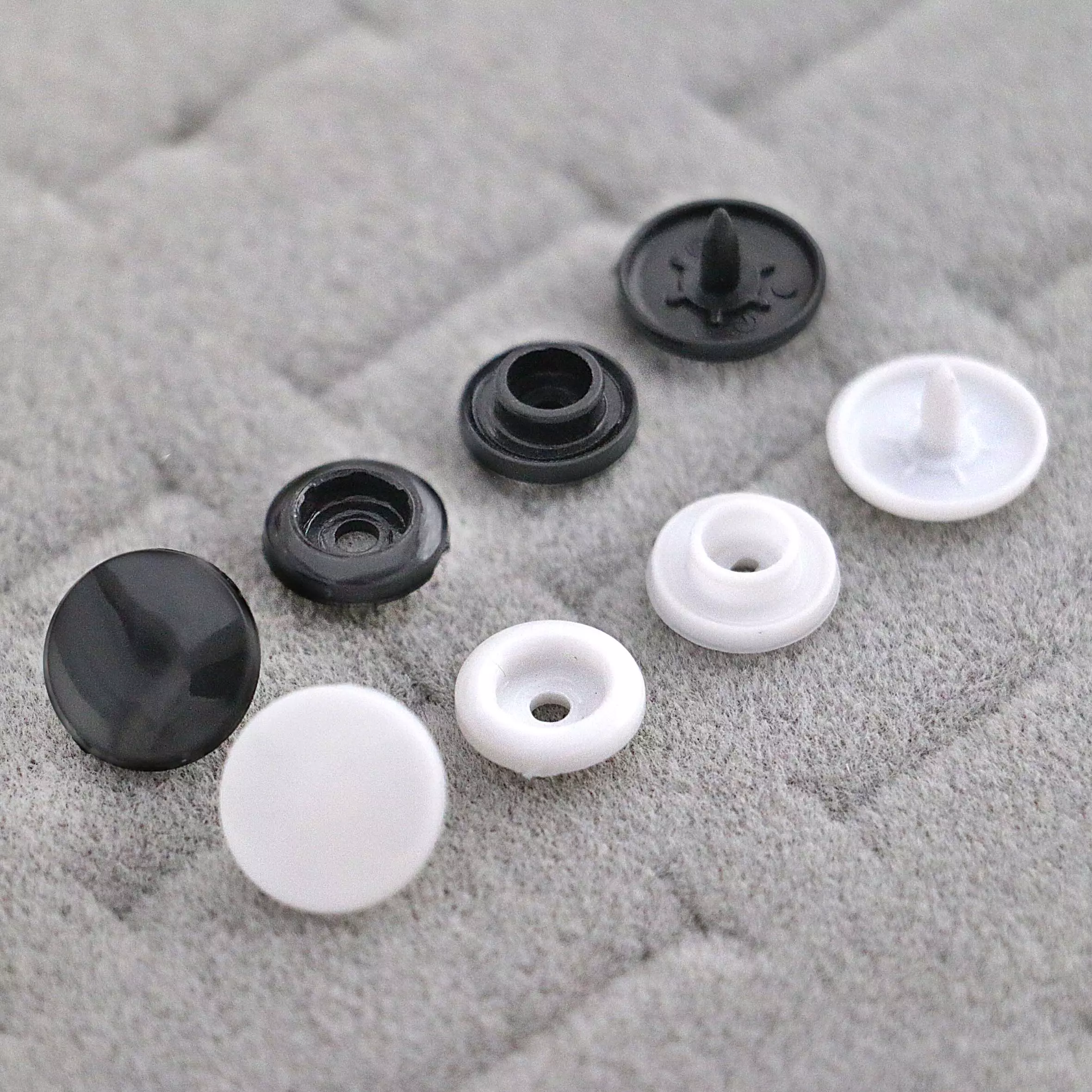 KAM Plastic Snaps Button Snap Fasteners Size 20 Sets B19 Pastel