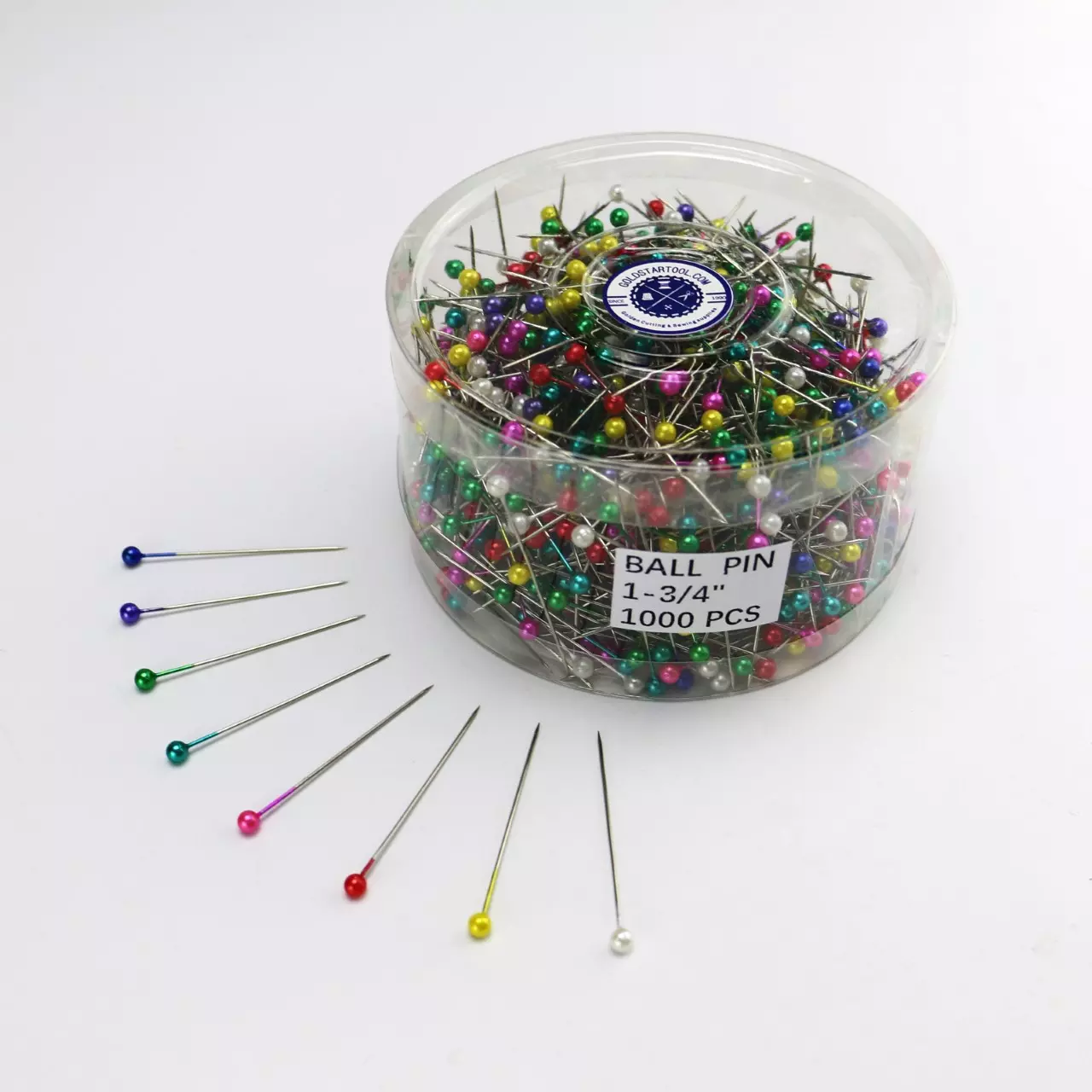 200 Pcs Multicolor Sewing Pins for Crafting, Jewelry, and Other Crafts