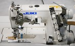 JUKI MF-7523 3 Needle Coverstitch Industrial Sewing Machine With Table and Servo Motor