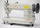 Yamata FY5318 Heavy Duty Single Needle Upholstery Walking Foot Top Bottom Feed Industrial Sewing Machine With Table and Servo Motor