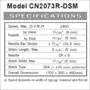 Consew CN2073R-DSM Single Needle Drop Feed Zig-Zag Lockstitch Industrial Sewing Machine With Table and Servo Motor