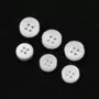 White Resin Buttons