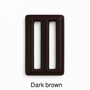 2" Strap Adjuster – Leather-Look Double Slot Buckle