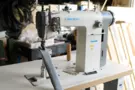 New-Tech GC-8810 High-Speed Single Needle Post Bed Lockstitch Industrial Sewing Machine With Table and Built In Direct Drive Servo Motor
