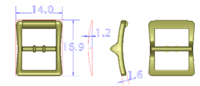 Center Bar Buckle