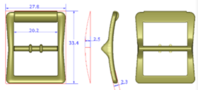Center Bar Buckle