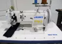 JUKI LU-1508NH Extra Heavy Duty Single Needle Unison Feed Lock Stitch Machine With Vertical-axis Large Hook, Table, and Servo Motor