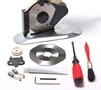 4" Electric Rotary Cutter with Easy Guide for Fabric 