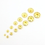 Sew-on Metal Snap Buttons (144 Sets)