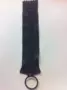 #5 Black Nylon Coil Zippers With Ring Pull - 5"