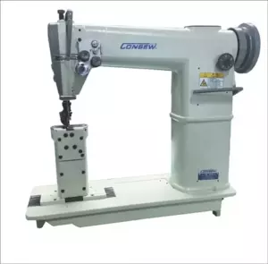 Consew Premier 2339RB Heavy Duty Single Needle Upholstery Compound Walking  Foot Sewing Machine w/ Table & Servo Motor
