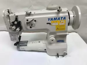 Yamata FY-1341 10″ Cylinder Arm Walking Foot Needle Feed Industrial Sewing Machine With Table and Servo Motor