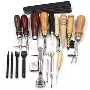 54 Piece Leather Working Tool Supply Kit