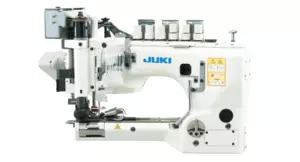JUKI MS-3580 Series Feed-off-the-Arm 3 Needle Double Chainstitch Industrial Sewing Machine with Table and Motor
