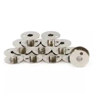 25 Metal Bobbins and Case, Class 15 81348 / 006066008 / 2518P/ 15J /  102261103 For singer consew brother sewing machines