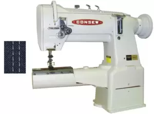 Consew 7360RH Straight Stitch Industrial Sewing Machine - Table/Motor/Stand  Set